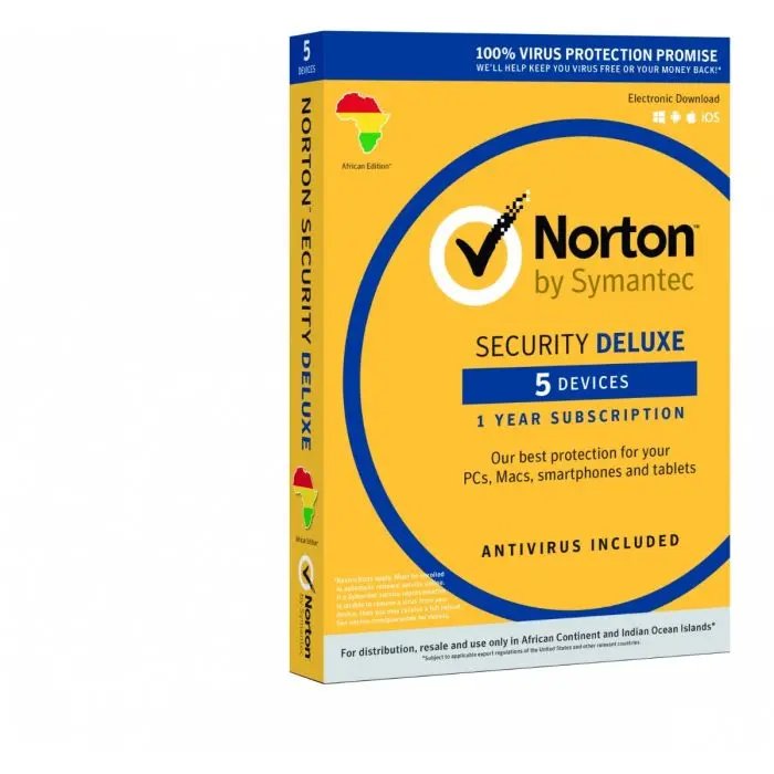 Norton Security Deluxe-5 User Antivirus
