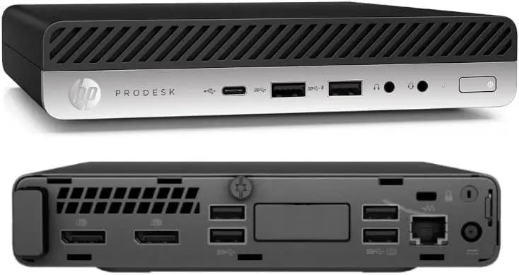 HP ProDesk 600 G5 Desktop Mini Business PC 9th Gen Intel Core i7-9700 Processor 8GB DDR4 RAM 500GB HDD Intel UHD Graphics 630 Plus HP EliteDisplay E243 23.8-inch Monitor USB Wired Keyboard & Mouse 6 Months Warranty