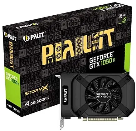 Palit GeForce GTX 1050Ti StormX 4GB GDDR5 128-Bit D/3DP/HDMI PCI-E Graphics Card
