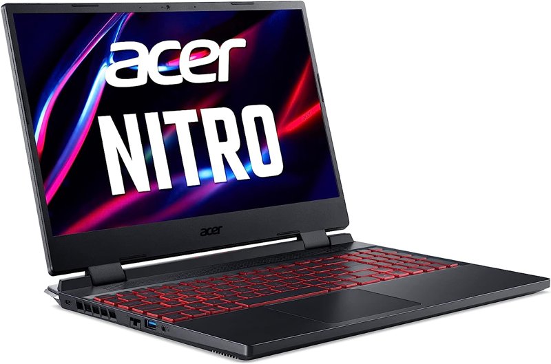 Acer Nitro 5 gaming Core i7-12700H 12th Gen 16GB RAM 512GB SSD NVIDIA GeForce RTX 3050 Ti 4GB Graphics DoS 15.6" Black