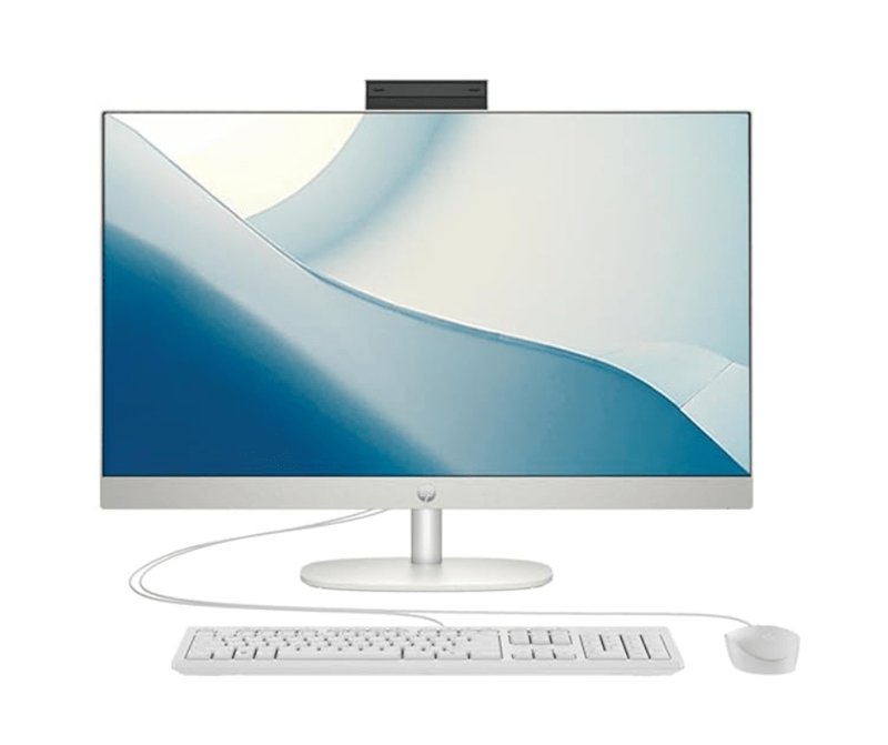 Hp All in one 24-cr0307nh 13th Gen Intel Core i5-1335U 8GB RAM 512GB SSD 23.8" Non-Touch FHD Display HP TrueVision 720p Tilt Camera Integrated Dual Array Microphones 1 Year Manufacturer Warranty