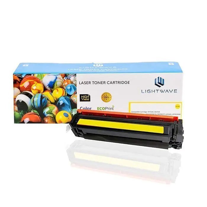 LightWave LaserJet Toner Cartridge LW-H-CF212A 131A/125A/128A Yellow