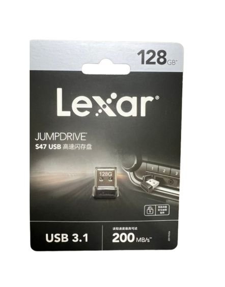Lexar 128GB JumpDrive S47 USB 3.1 Gen 1 Flash Drive