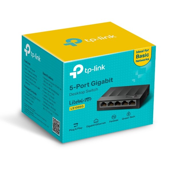 LS1005G TP Link 5-Port Gigabit Desktop Network Switch