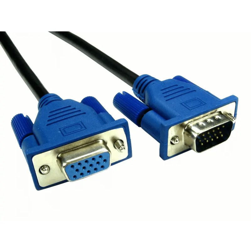 1.5 m High Resolution Monitor VGA Cable Blue Head