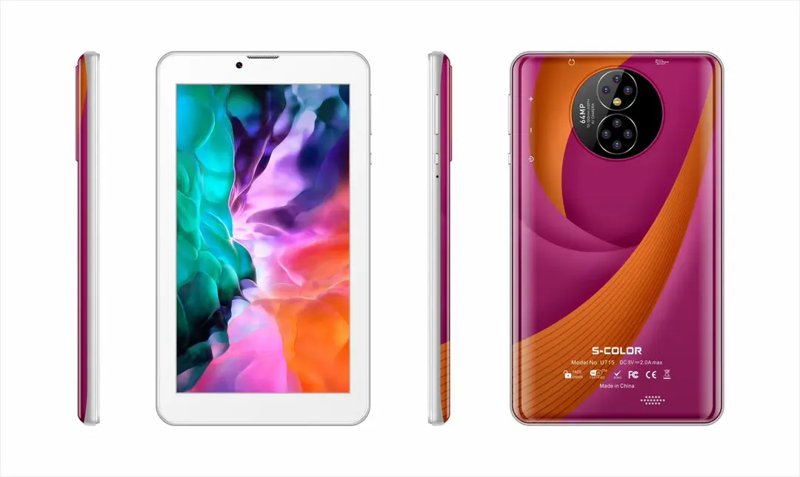 S-Color U715 7" HD Display Smart Tablet Android 11 3GB RAM 32GB Storage 8MP Camera Face Unlock 4000mAh Battery