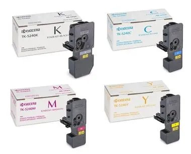 Kyocera Mita TK-5240 Toner Kit For Ecosys M5526cdn Black Cyan Magenta Yellow Multipack