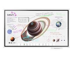 Samsung Flip Pro WM65B 65" 4K UHD Interactive Flat Panel Display Advanced Multi-Touch Technology Built-In Tizen OS Smart Board (LH65WMBWBGCXUE)