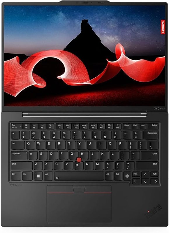 Lenovo ThinkPad X1 Carbon Gen 13 Aura Edition Intel Core™ Ultra 7 255U 32GB Ram 1TB SSD G4 Perf SSD 14" WUXGA Screen Display Intel® Arc™ Xe2 GPU Graphics FHD 1080p + IR Discrete with Privacy Shutter Webcam Ultraslim Notebook Windows 11 Pro 1 Year Warranty