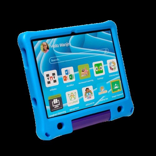 ElimuTab ET03 Pro 32GB ROM 2GB RAM 10.1" IPS LCD Display Android 12 5MP + 8MP Camera 5000MAh Battery Kids Tablet With Puffed Case