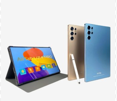 AirTab U24 Pro Tablet 10.1" FHD Display Android 13 16GB RAM 1TB ROM 13MP + 30MP Camera Bluetooth Keyboard Stylus pen 10000mAh Battery