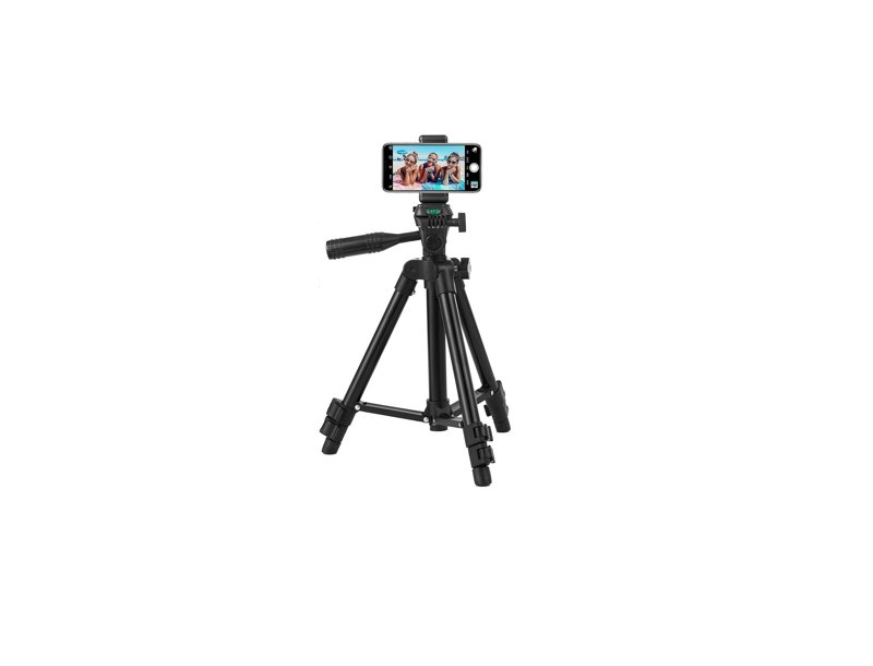 Polarduck Phone Tripod Stand Camera Mount 65cm 26 inch Lightweight Travel Tripod 3 Way Panhead Quick Leverlock TR-3110 Phone Holder