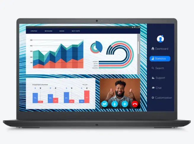 Dell Vostro 3420 Laptop 12th Gen Intel Core i7 14" Full HD 16GB DDR4-SDRAM 512GB SSD Intel Iris Xe Graphics HD Camera Stereo Speakers Windows 11 Pro