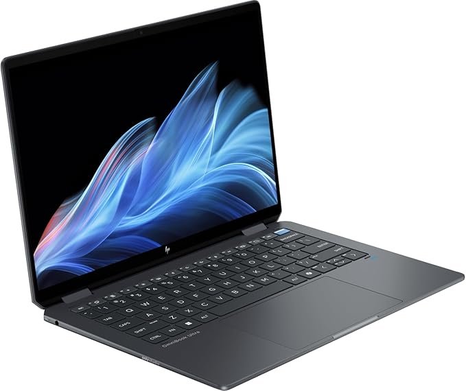 HP OmniBook Ultra Flip 14t-fh000 2-in-1 Next Gen AI Laptop Intel Core Ultra 7 258V 32GB LPDDR5x RAM 1TB PCIe NVMe M.2 SSD 14" 3K Touchscreen Display Intel Arc Graphics 9MP IR AI Camera Windows 11 Home Poly Studio with Dual Speakers and HP USB-C Pen (9F2B9AV)