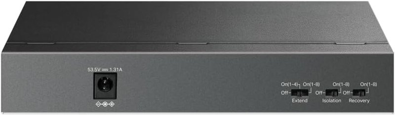 TP-Link TL-LS109P 9-Port 10/100Mbps Desktop Switch with 8-Port PoE+