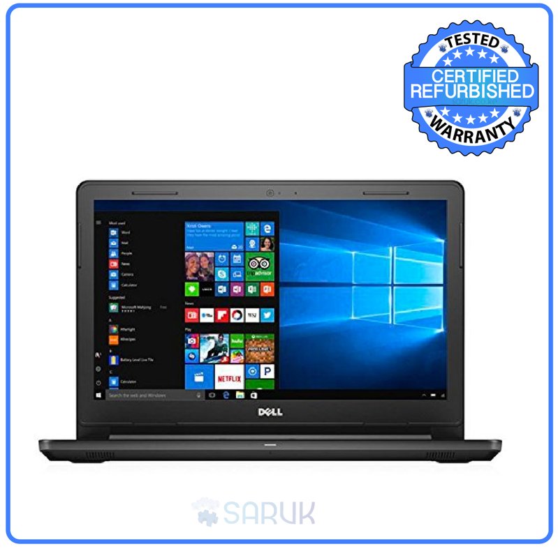Dell Vostro 14 3468 7th Gen Intel Core i5-7200U @2.5GHz 8GB RAM 256GB SSD 14" Display Bluetooth Webcam WiFi Intel HD Graphics FreeDOS Ex UK 6 Months Warranty