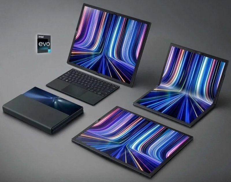 Asus Zenbook 17 Fold OLED (UX9702) 17.3" FOLED Display 12th Gen Intel Core i7-1250U Processor 16GB LPDDR5 1TB M.2 NVMe PCIe 4.0 SSD Intel Iris Xe Graphics 5.0MP Camera with IR function 1 Year Warranty