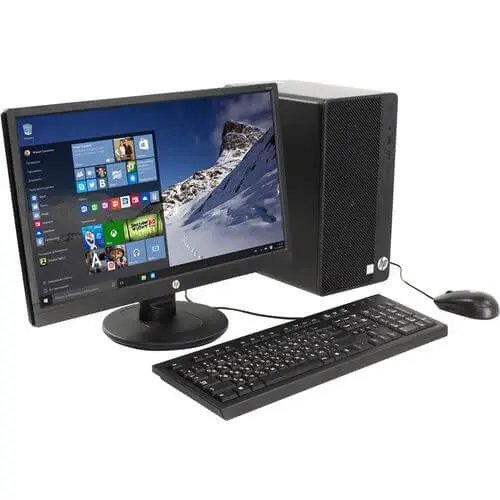 HP 290 G3 Small Form Factor Business PC 10th Gen Intel Core i5-10400 8GB DDR4 RAM 256GB SSD Intel UHD Graphics 630 DVDrw Wifi Free Dos Keyboard Mouse 1 Year Warranty + Brand New Monitor