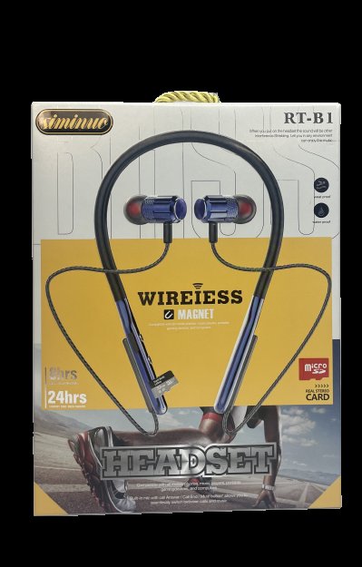 Siminuo Wireless Magnetic Headset/Headband Micro SD RT-B1