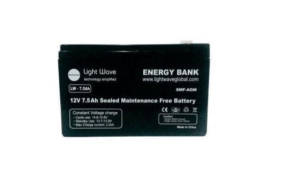 Lightwave UPS BATTERY 12V-7AH/20HR