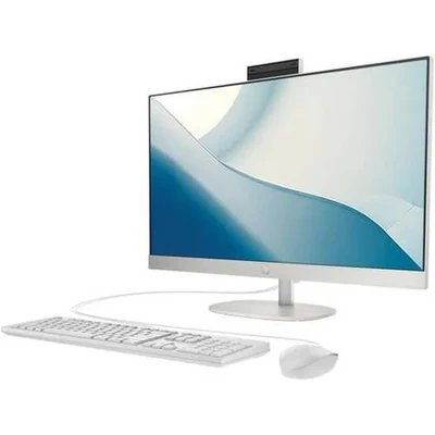 HP All-in-One 24-cr0323nh PC Intel Core i5-1334U 8GB DDR4 3200 512GB PCIe NVMe M.2 SSD 23.8" FHD Touchscreen Display HP True Vision 720p HD Tilt Privacy Camera HP 125 Wired Keyboard and Mouse Combo FreeDOS 1 Year Warranty