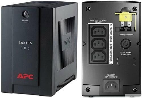 APC BX500CI Back-UPS 500VA,AVR,IEC outlets