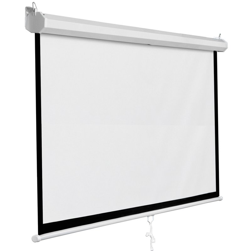 84" Manual Pull Down Projector Screen 16:9 (186x105cm)