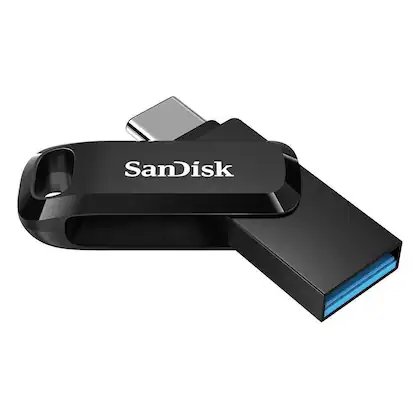 SanDisk Ultra 256GB Dual Drive Go – 2-in-1 USB Type-A & Type-C USB Flash Drive