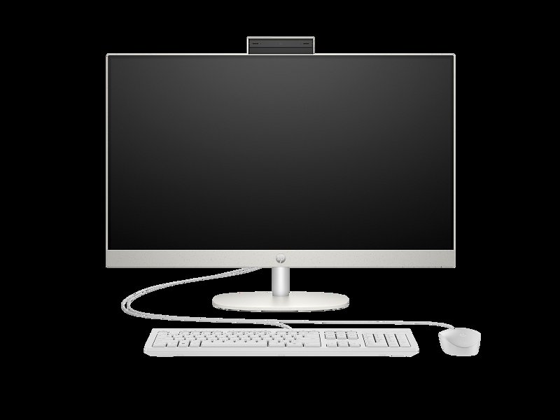HP All-in-One 27-cr0156nh PC 13th Gen Intel Core i7-1355U 8GB RAM 512GB SSD 27" FHD IPS Display Integrated Intel Iris Xᵉ Graphics HP True Vision 720p HD Tilt Privacy Camera HP 125 USB Wired Keyboard and Wired Mouse (A9VA3EA) 1 Year Manufacturer Warranty