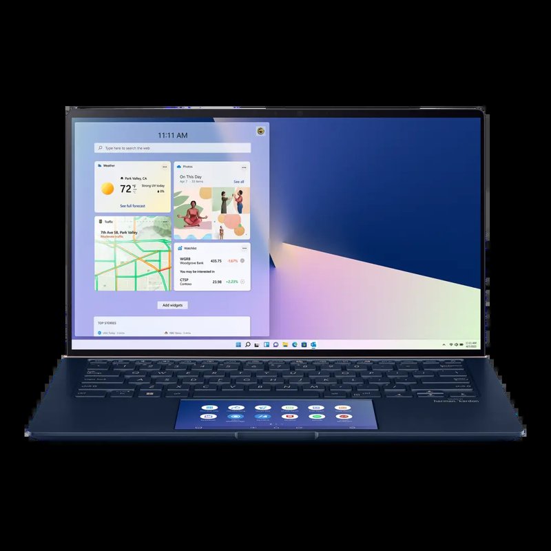 ASUS ZenBook UX434F 10th Gen Intel Core i7-10510U 14" FHD Non-Touch Display 8GB RAM 512GB NVMe SSD ScreenPad WIFI Webcam Backlit Keyboard Windows 10 Home 1 Year Warranty