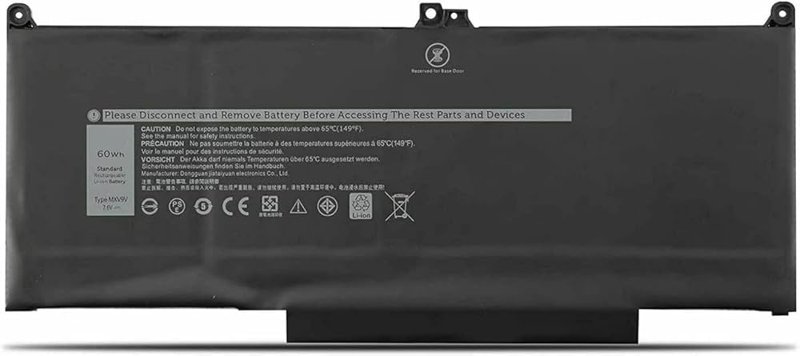 Dell Latitude 5300 7300 7400 7.6V 60Wh Original Battery Replacement MXV9V