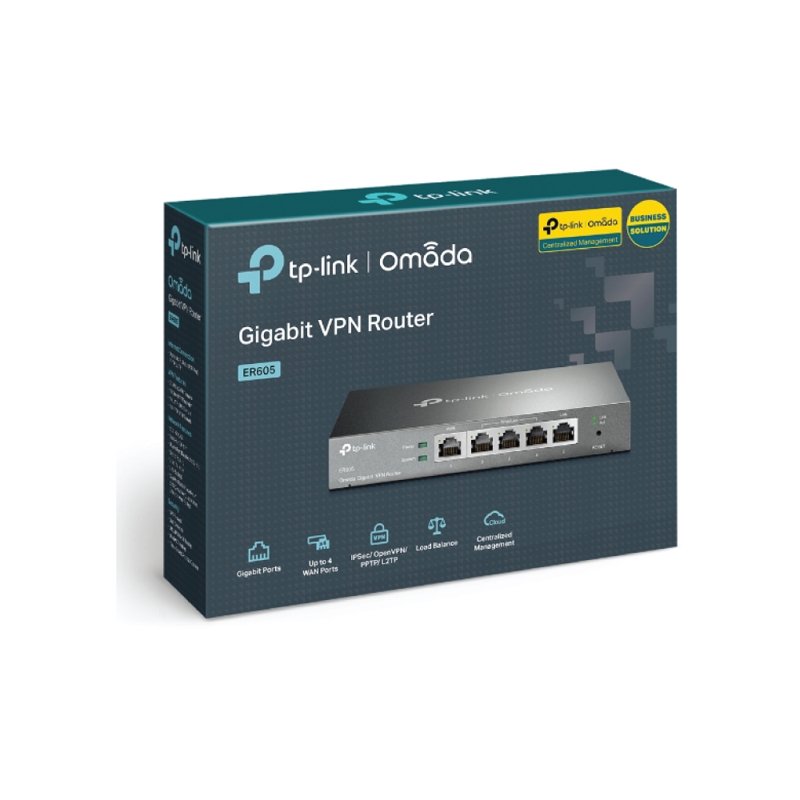 TP-Link ER605 V2 Omada Gigabit VPN Gateway VPN Router - TL-ER605