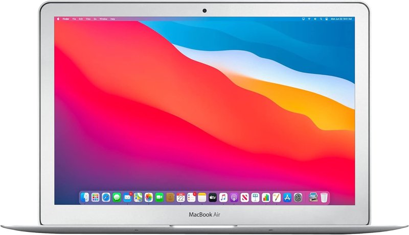 Apple MacBook Air 5th Gen Intel Core i7-5650U @ 2.2GHz 8GB RAM 256GB SSD 13.3" Display Backlit Keyboard A1466 BTO/CTO Early 2017 Ex Uk Grade A Silver 6 Months Warranty