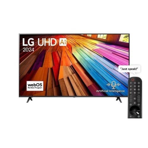 LG 65 Inch UHD 4K TV UT80 series WebOS Smart α5 AI Processor 4K Gen7 ThinQ HDR10 Pro Magic Remote AI Sound