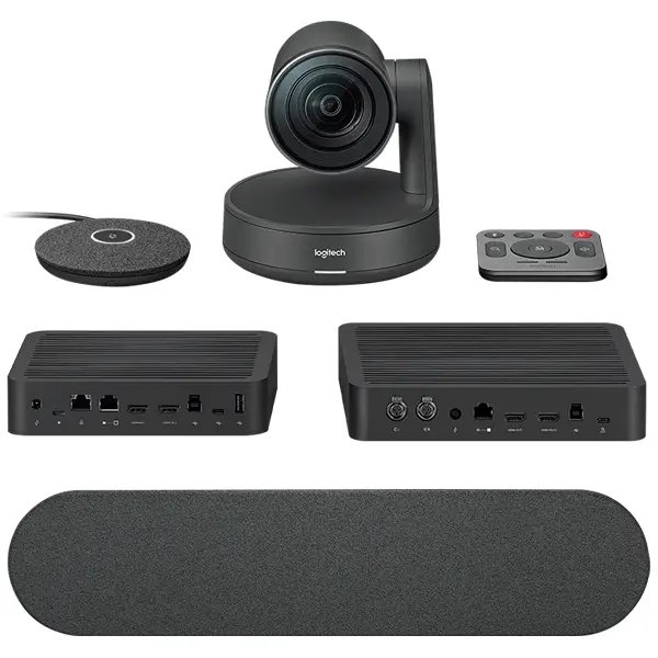 Logitech Rally Ultra HD Conference Cam USB Plug Dual Speakers Black