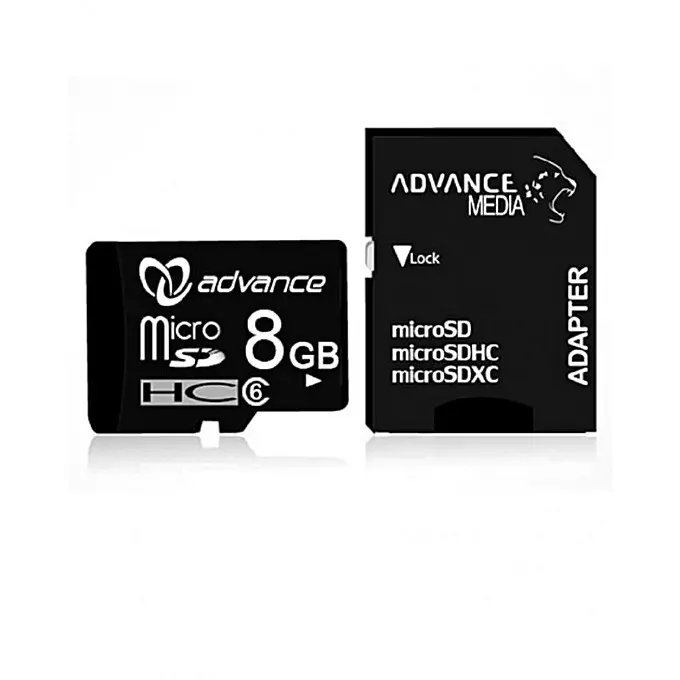 Advance 8GB Micro SD Memory Card with Adaptor