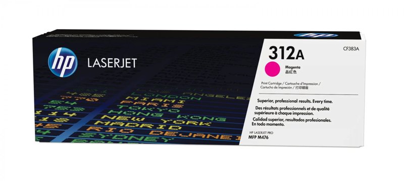 HP 312A Magenta Original LaserJet Toner Cartridge (CF383A)