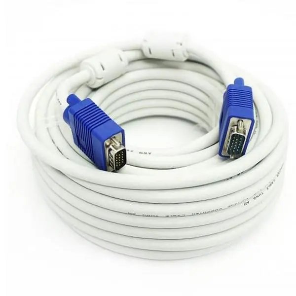 20m High Resolution Monitor VGA Cable Blue Head