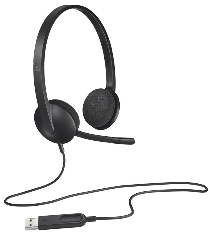 Logitech H340 USB Computer Headset Digital Audio