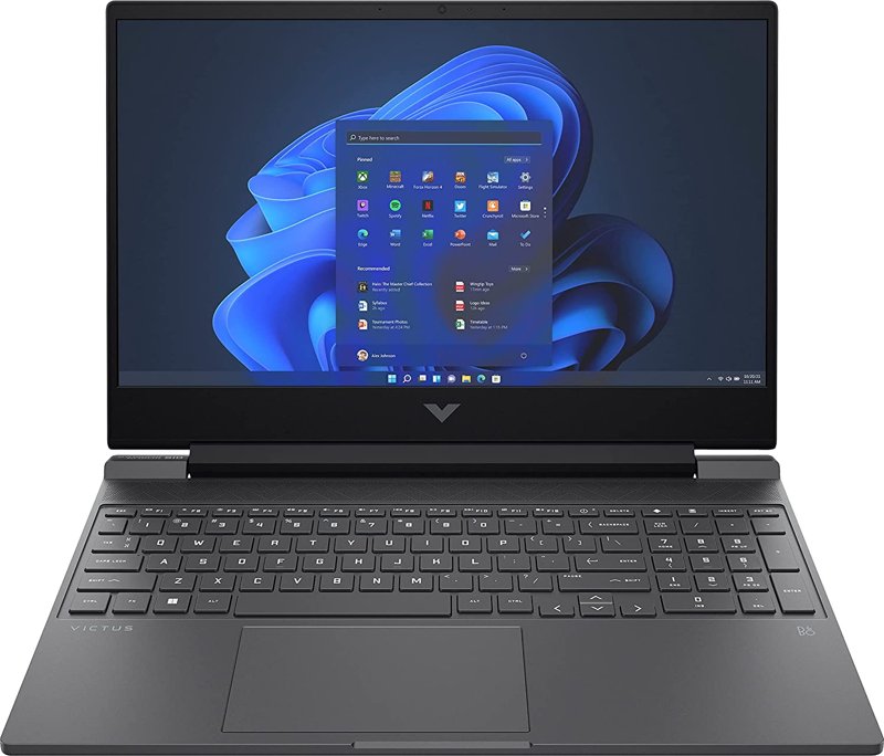 HP Victus 15-fa0031dx 12th Gen Intel Core i5-12450H 144Hz 15.6" FHD LED Display 8GB RAM 512GB PCIe NVMe TLC M.2 SSD Bluetooth HD Webcam WiFi Backlit Keyboard 4GB Dedicated GeForce GTX 1650 GPU Windows 11 Home 1 Year Warranty