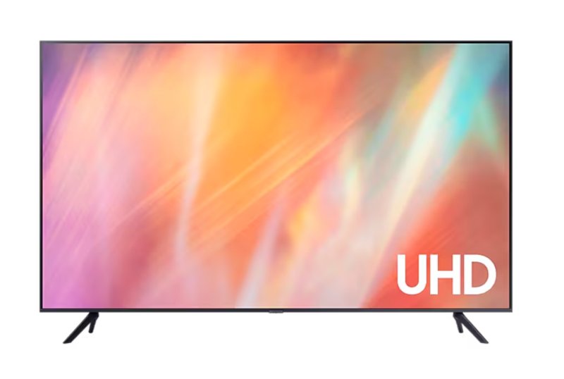 Samsung 75" AU7700 Crystal 4K UHD Smart TV Crystal Display and HDR Adaptive Sound & Q Symphony Multiple Voice Assistant with One Remote Control