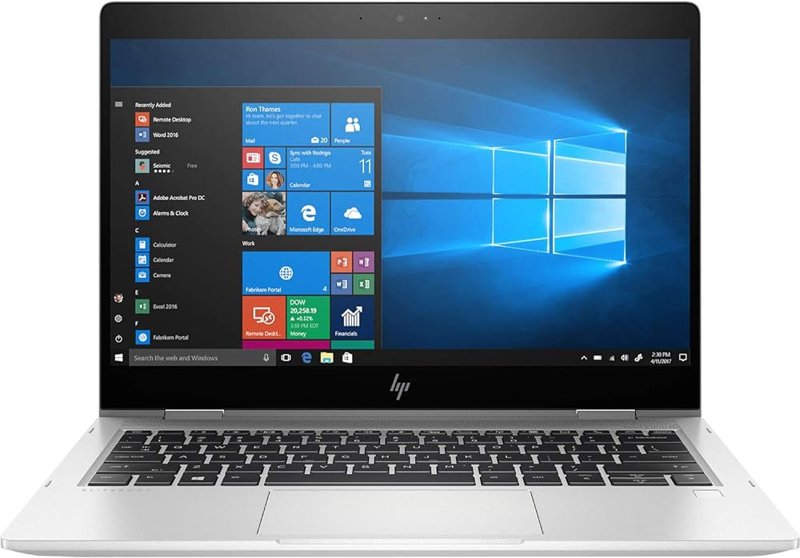 HP EliteBook x360 830 G6 8th Gen Intel Core i7-8565U 16GB DDR4 SDRAM 512GB PCIe SSD 13.3" FHD Touchscreen Intel UHD Graphics 620 Bluetooth Webcam Wi-Fi FreeDOS Audio by Bang & Olufsen Ex Uk 6 Months Warranty