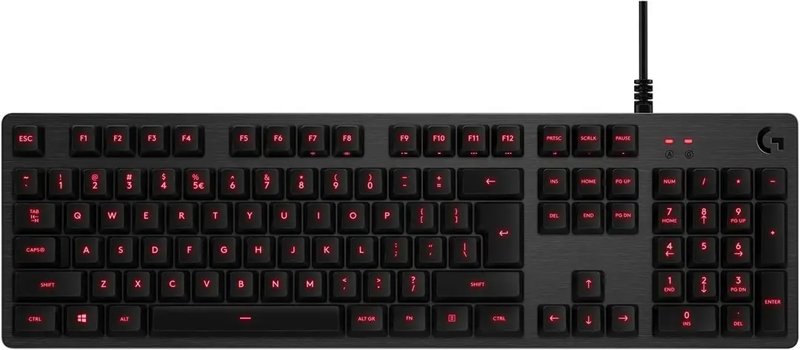 Logitech G413 Carbon Backlit Mechanical Gaming Keyboard with USB Passthrough