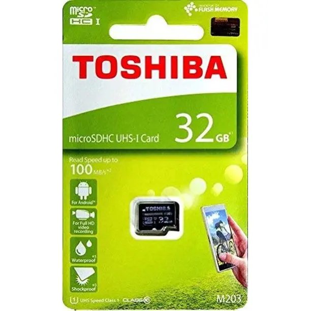 Toshiba 32GB MicroSDHC Card