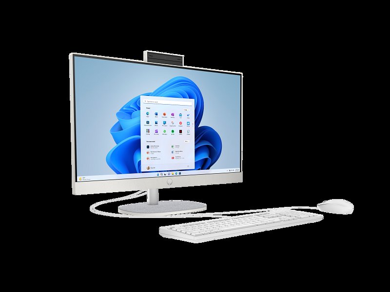 HP All-in-One 24-cr1002nh Intel Core Ultra 7 155U 16GB RAM 512GB SSD 23.8" FHD Display HP True Vision 720p HD Tilt Privacy Camera 2W Speakers Intel Iris Xe Graphics HP 125 White Wired Keyboard and Mouse Combo 1 Year Warranty