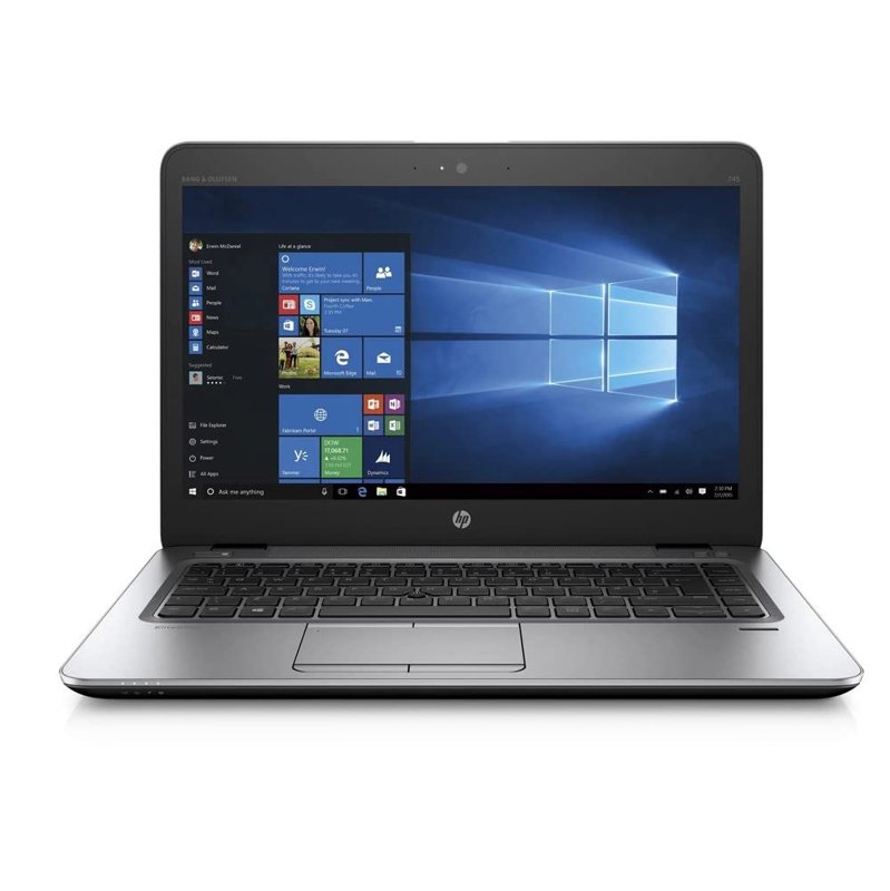 HP EliteBook 745 G4 AMD PRO A10-8730B up to 3.2GHz AMD Radeon R5 Graphics 14" LED HD Anti-glare Display 500GB 7200 Hard Drive 4GB RAM Wi-Fi Webcam Certified Ex UK 6 Months Warranty