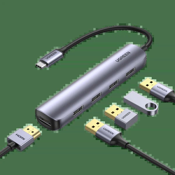 UGREEN Hub 5-in-1 USB-C Multifunction Adapter