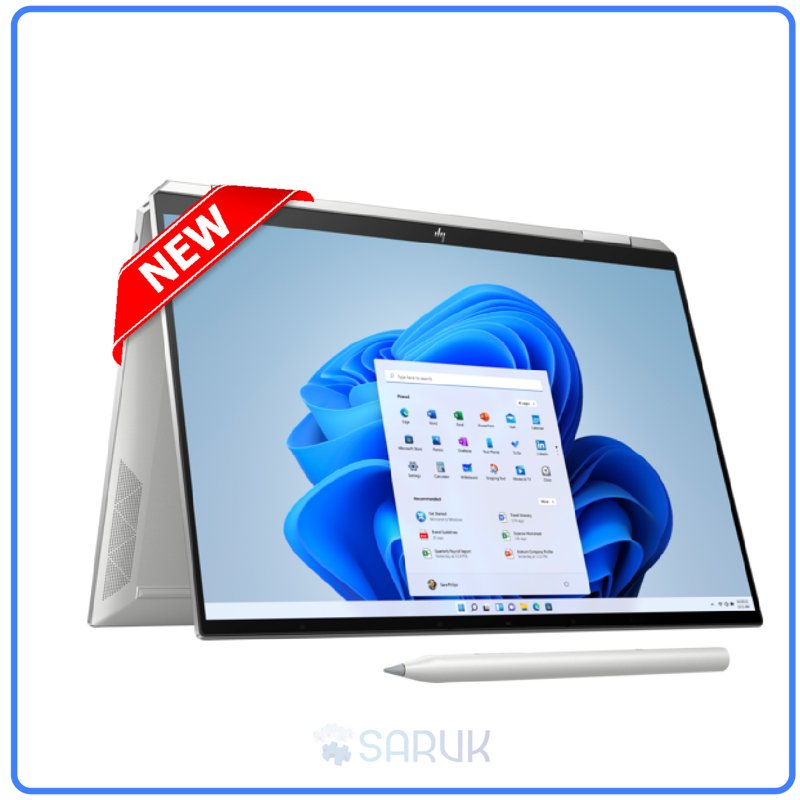 HP Spectre x360 Convertible Laptop 14t-ea0xxx 13.5" Touch Display Intel Core i7-1165G7 8GB RAM 512GB PCIe NVMe SSD Intel Iris Xe Graphics HP True Vision 720p HD IR camera with Shutter Microsoft Windows 10 Home