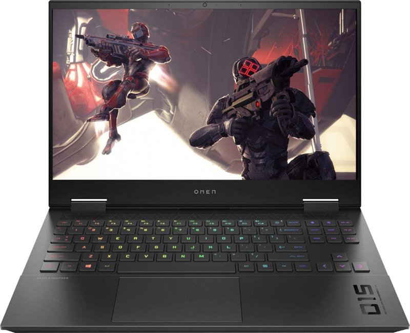 HP Omen 15-ek0xxx 10th Gen Intel Core i5-10300H 8GB DDR4 SDRAM 512GB PCIe NVMe M.2 SSD 15.6" Display Windows 10 Home HP Wide Vision 720p HD Camera Audio by Bang & Olufsen 4GB NVIDIA GeForce RTX 2060 Graphics FreeDOS 1 Year Warranty