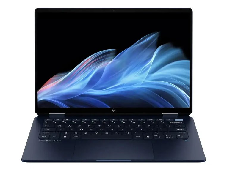 HP OmniBook X FlipNGAI 14-fm0023dx Laptop Intel Core Ultra 7 256V 16GB LPDDR5x RAM 1TB PCIe NVMe M.2 SSD 14" IPS LED Touchscreen Display 5MP IR AI Camera Windows 11 Home Poly Studio with Dual Speakers (B5UJ2UA)